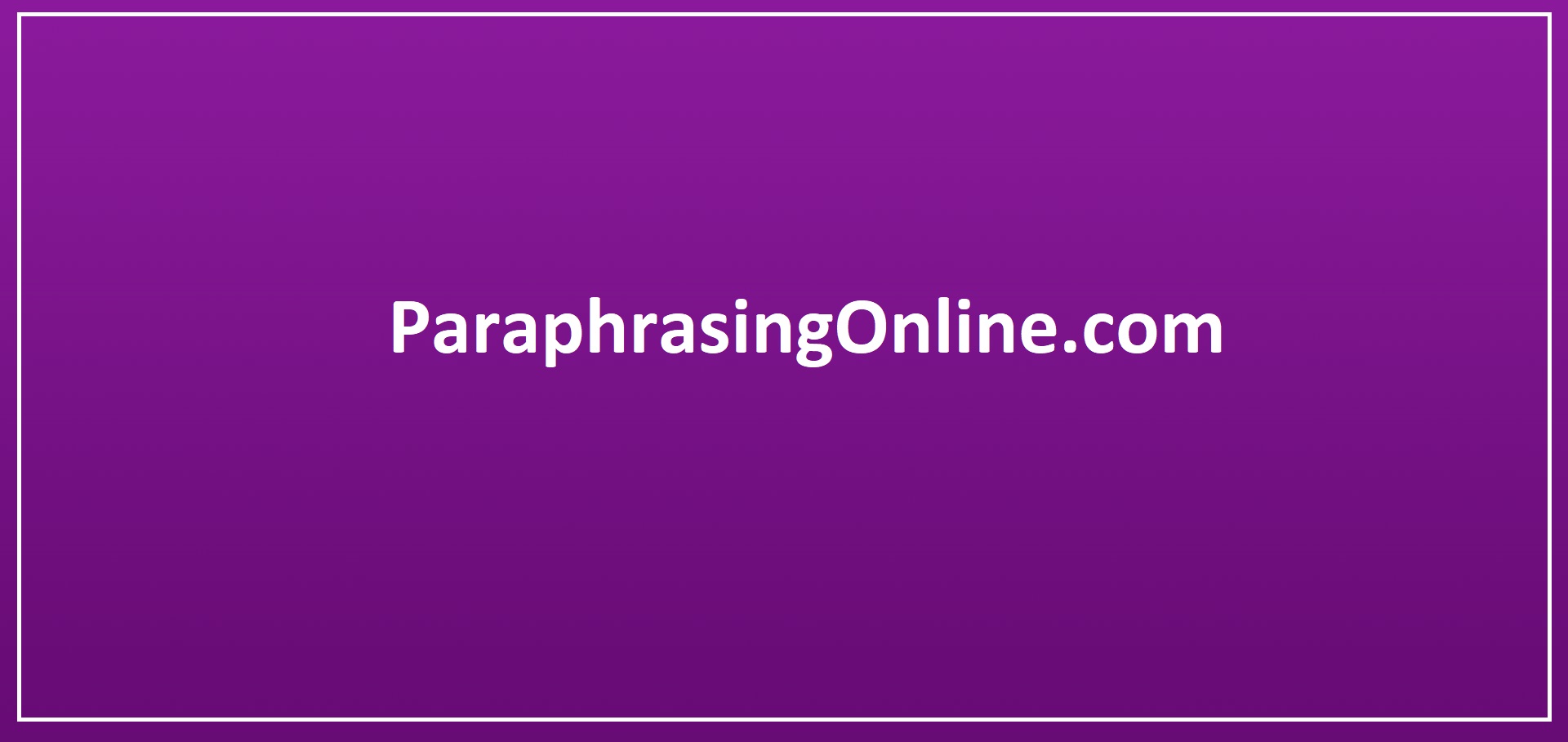 ParaphrasingOnline.com