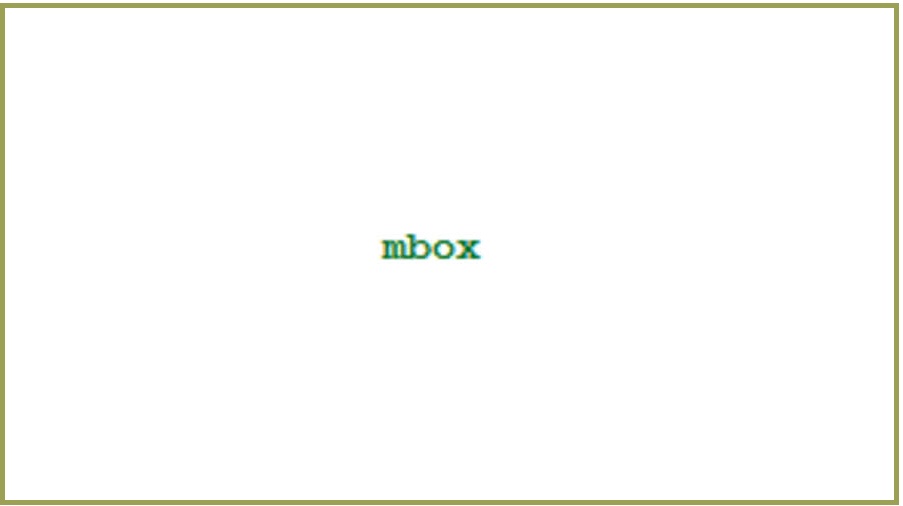 Mbox