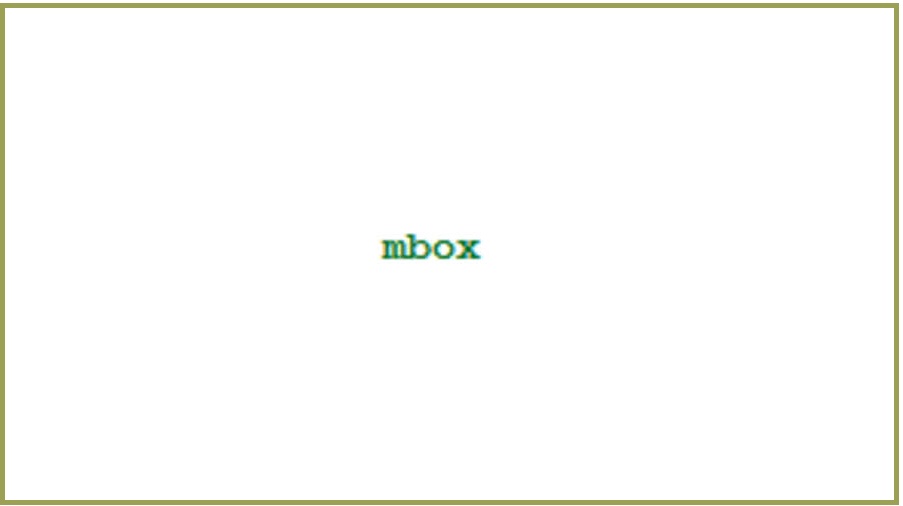 mbox