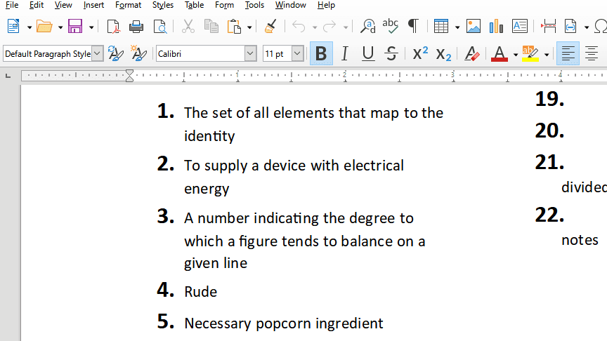 LibreOffice - Writer