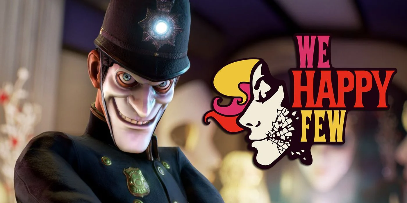 Were happy few. Игра we Happy few. We Happy few обложка. Радостин we Happy few. Радостин we Happy few таблетки.