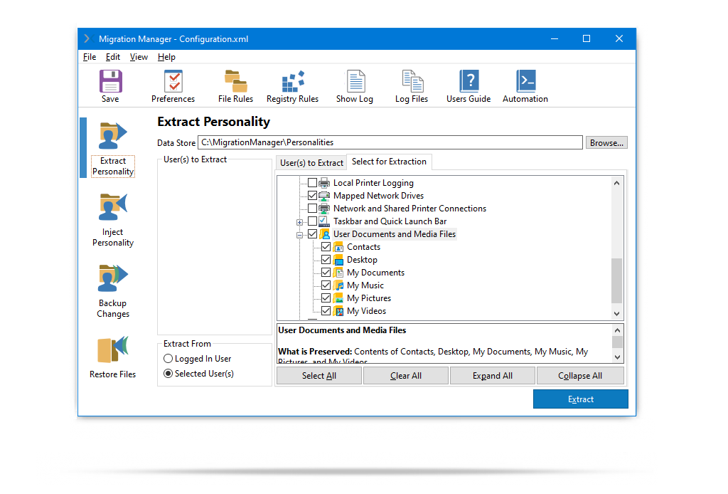Tranxition Migration Manager