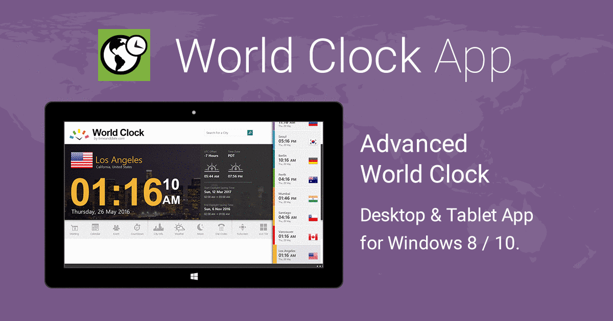 Wims World Clock