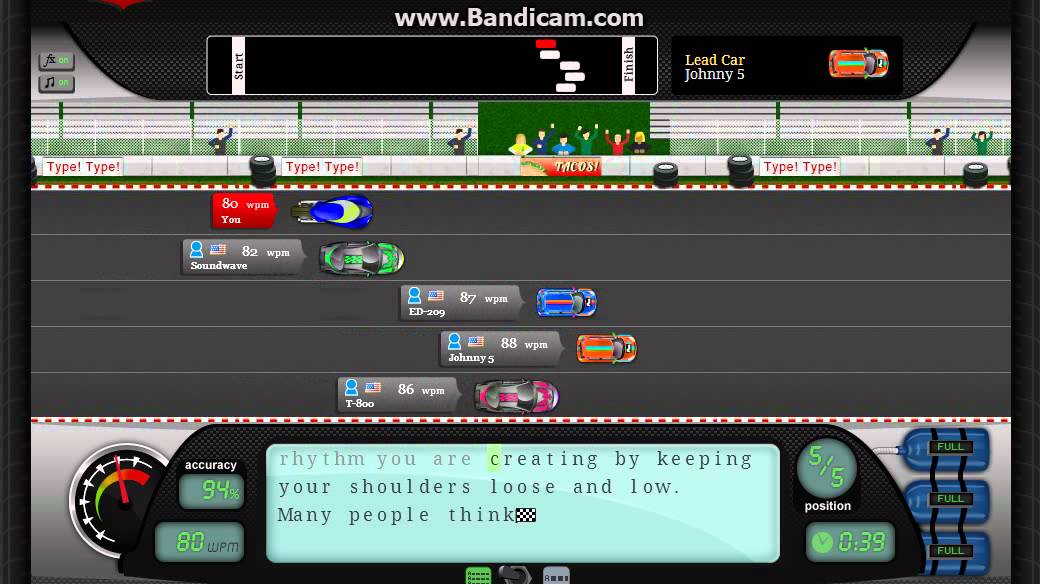 Run Race Typrush, typing game. #typerush #typing #racing