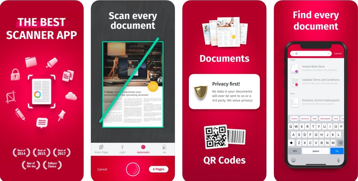 SwiftScan Scan PDF Documents