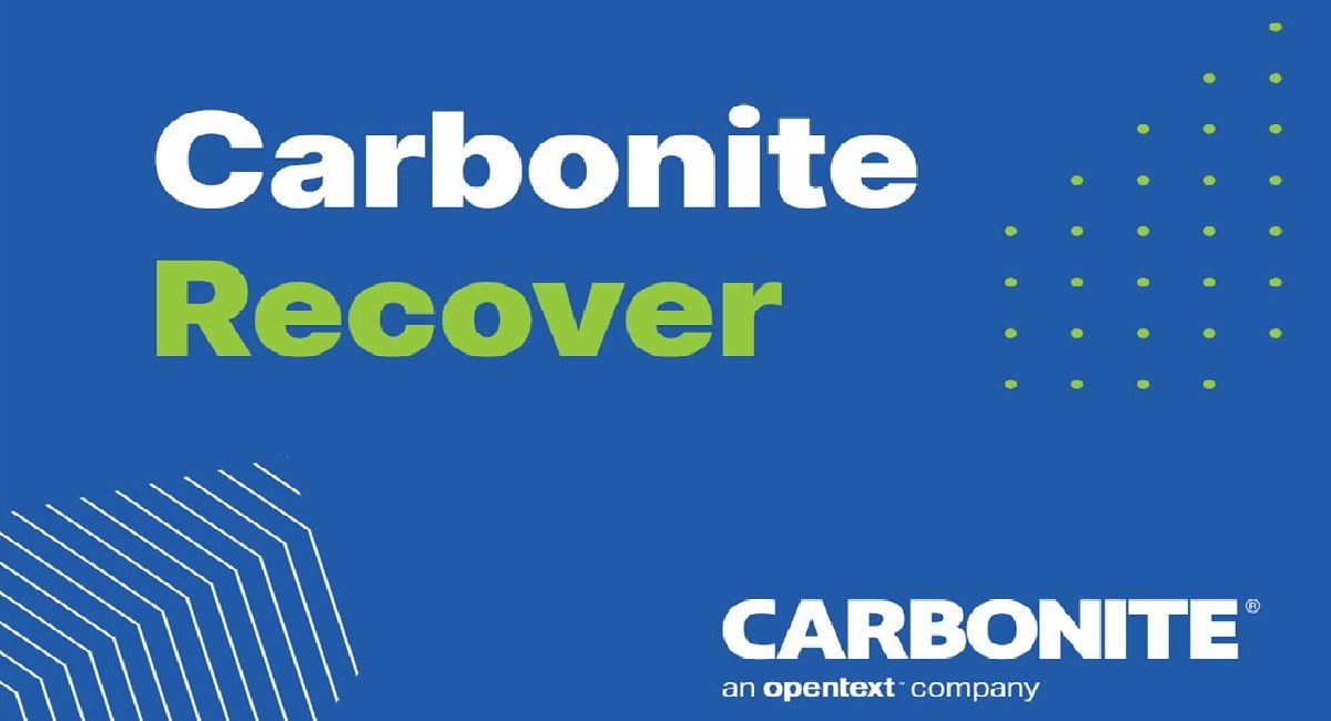 Carbonite Disaster Recovery