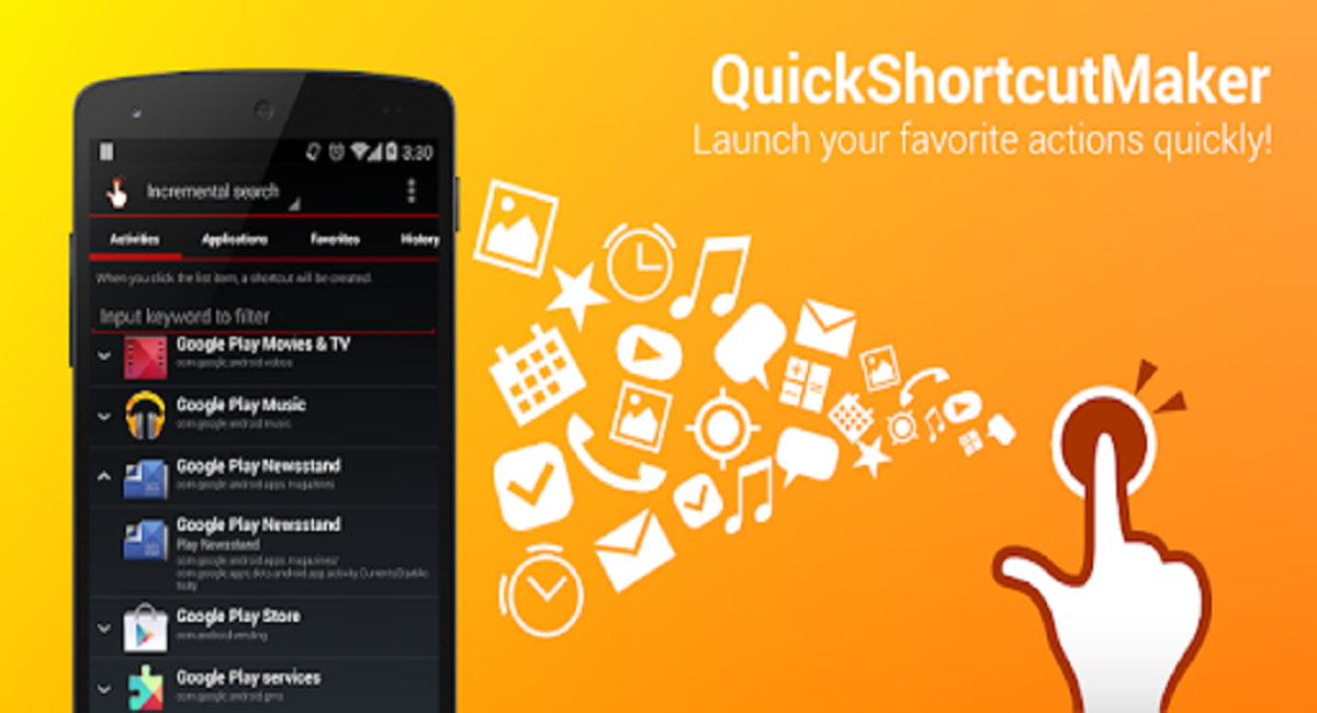 Quick Shortcut Maker App