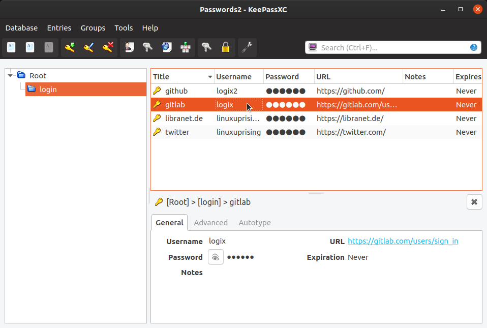 KeePassXC
