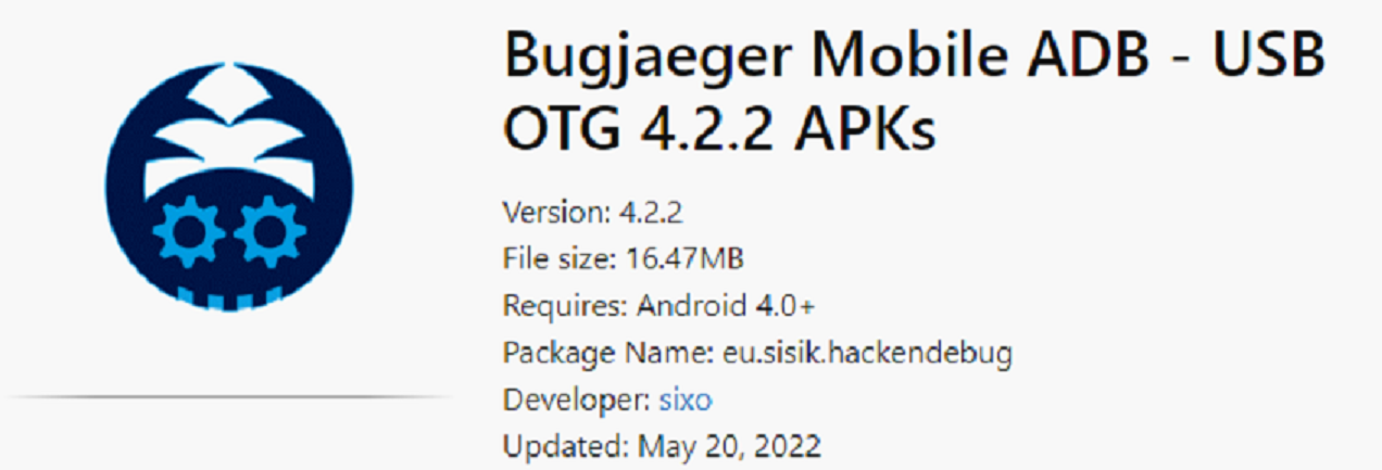 Bugjaeger Mobile-ADB-USB OTG