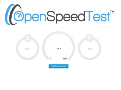 Open speed test