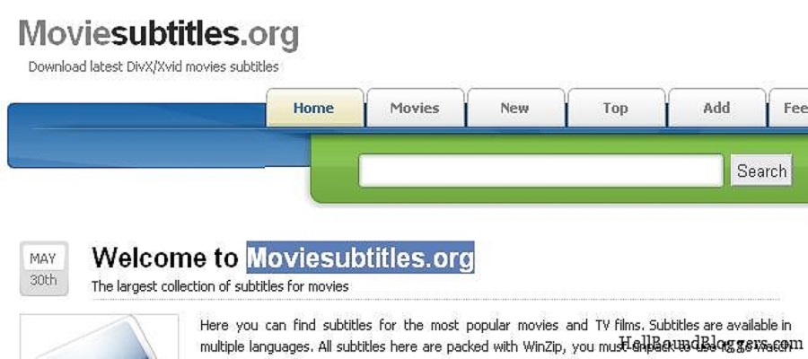 Movie subtitles.org