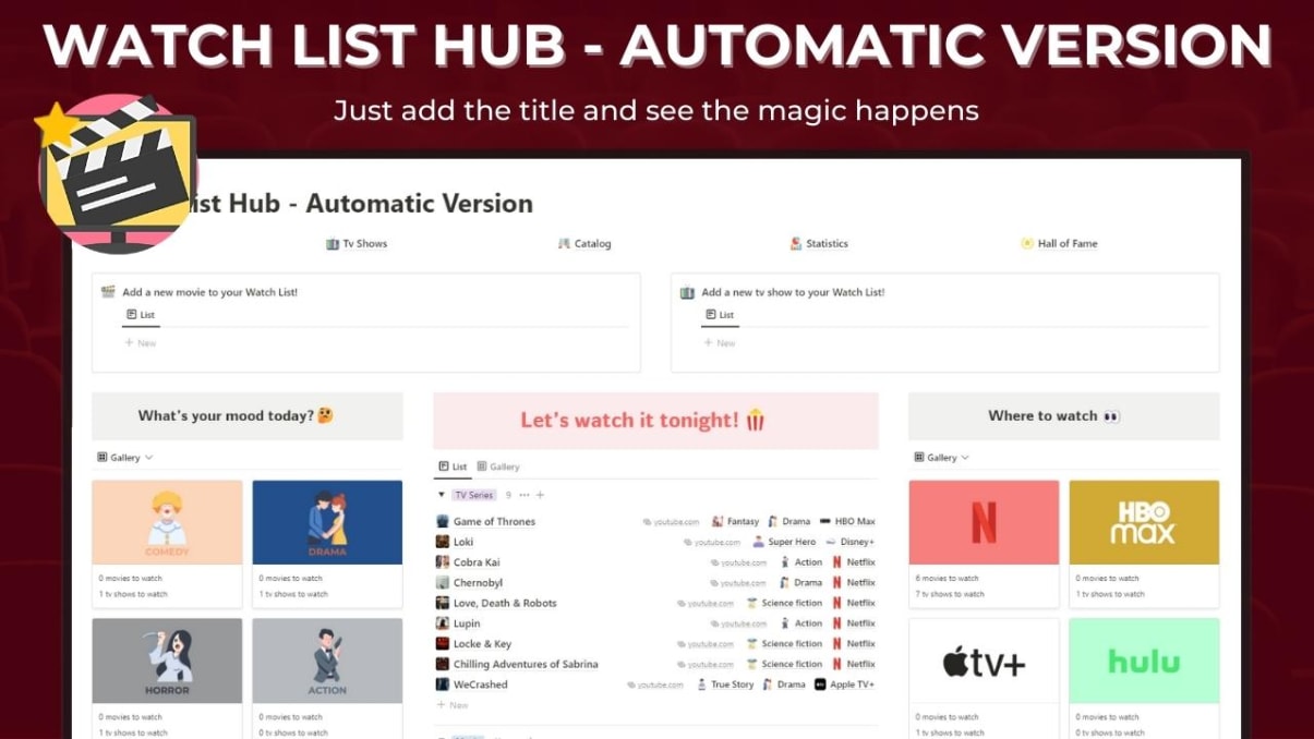 Watch List Hub