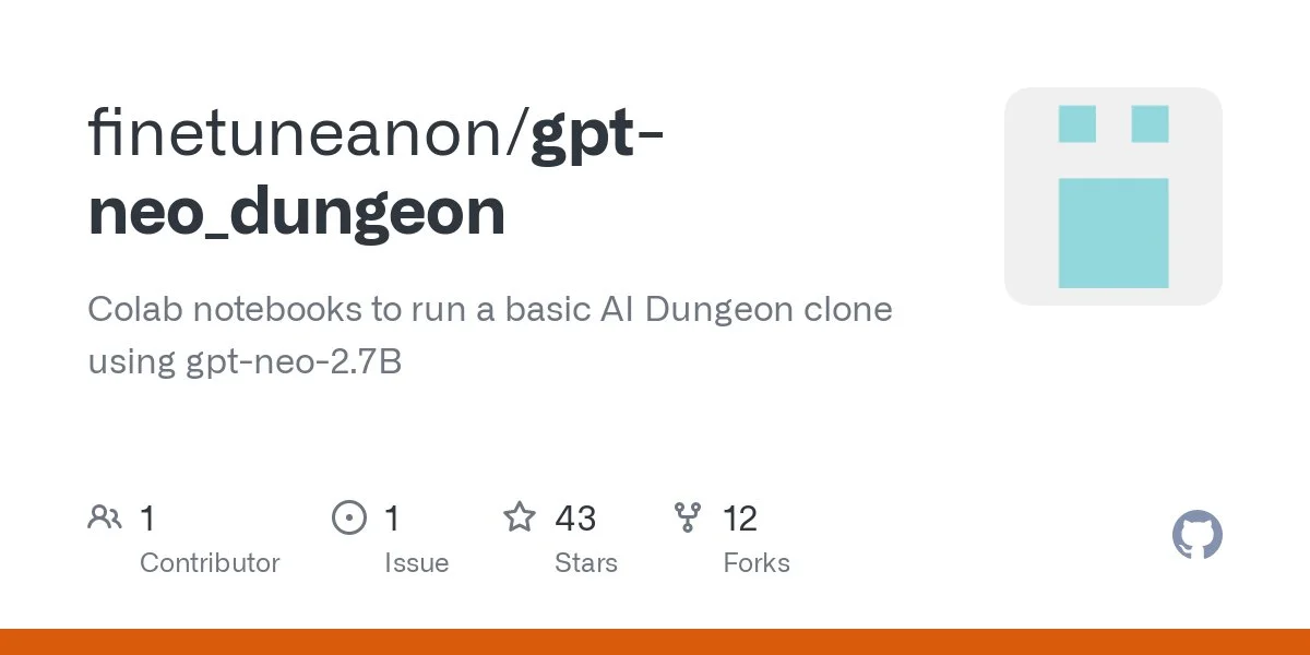 GPT-Neo Dungeon