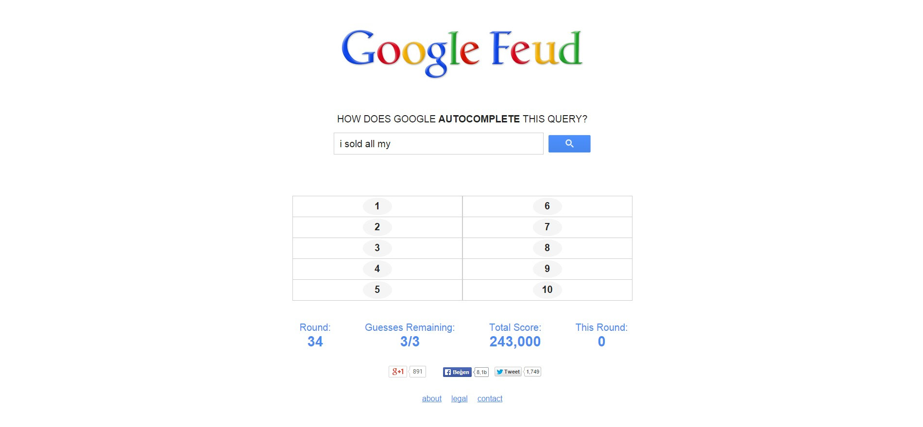 Google Feud