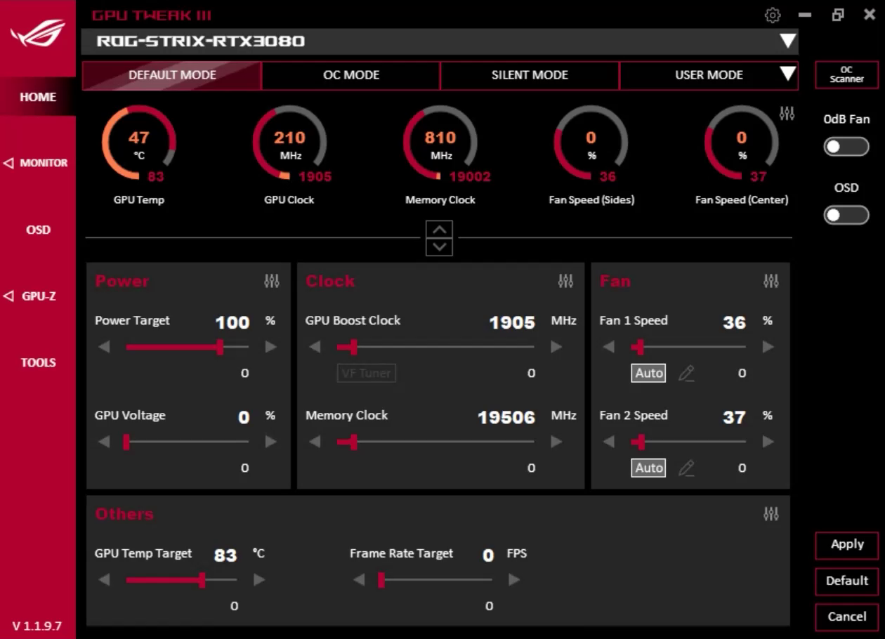 ASUS GPU Tweak III