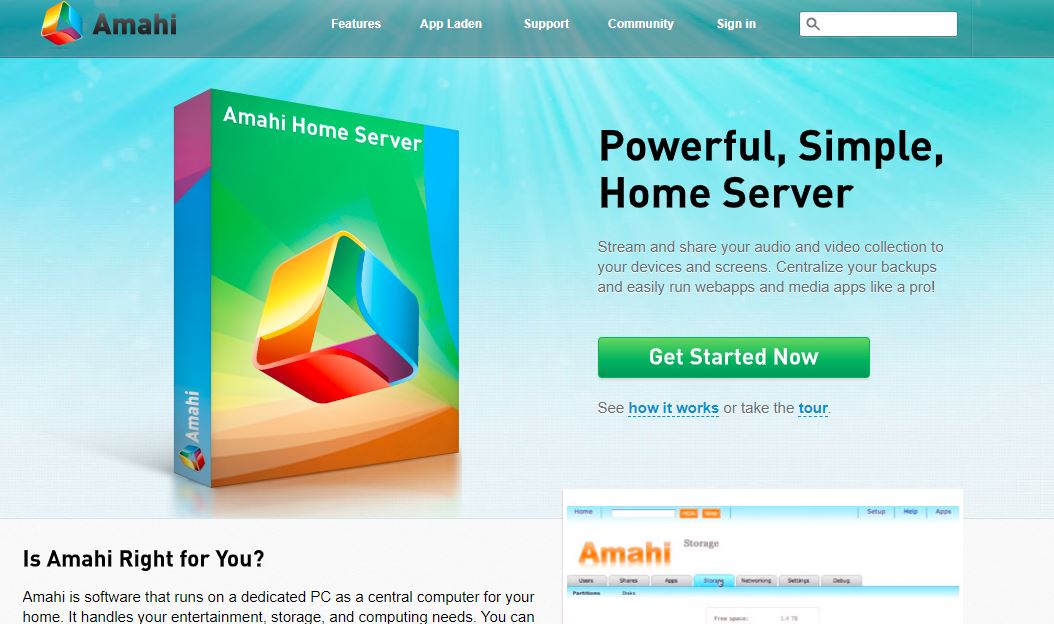 Amahi Home Server