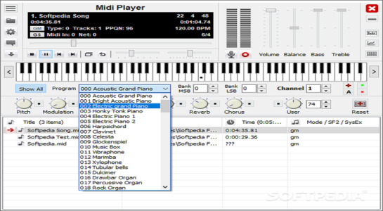 SoundFont Midi Player