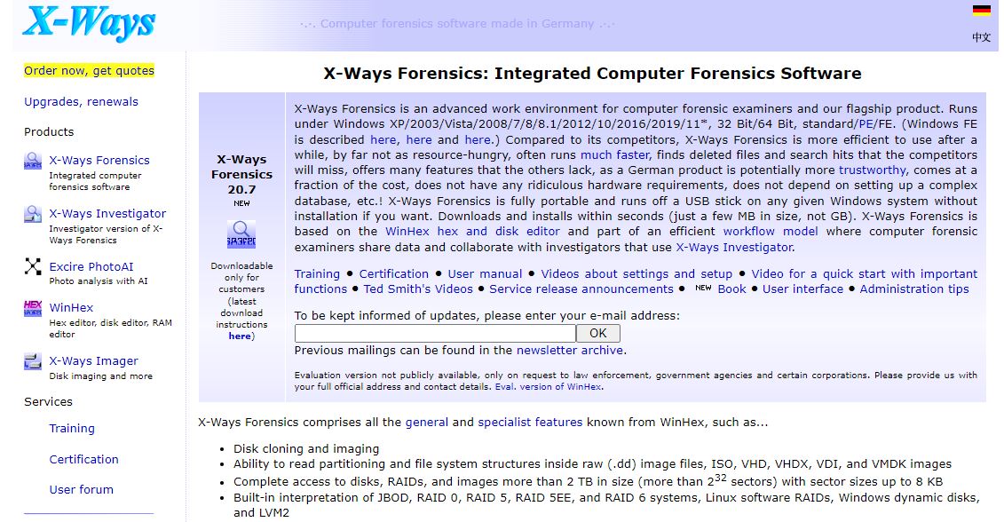 X-Ways Forensics