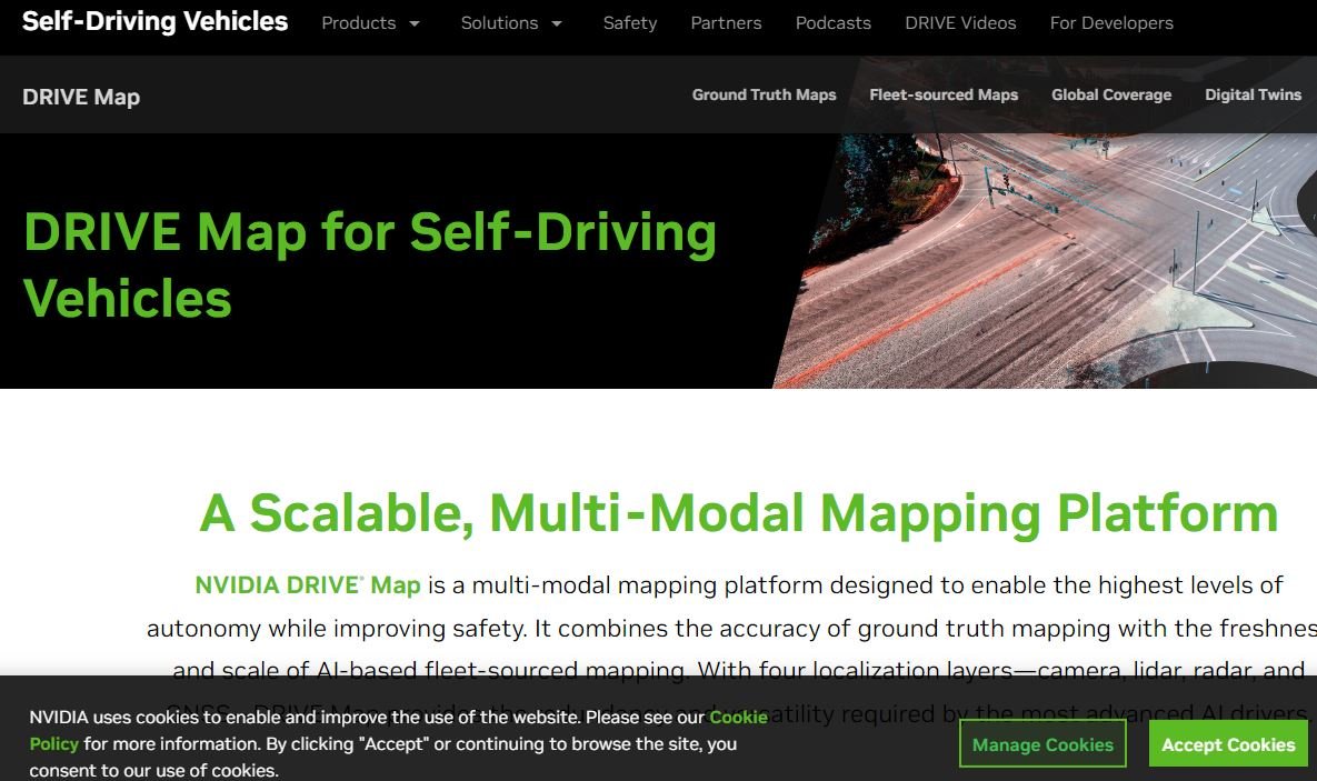 NVIDIA DRIVE Map