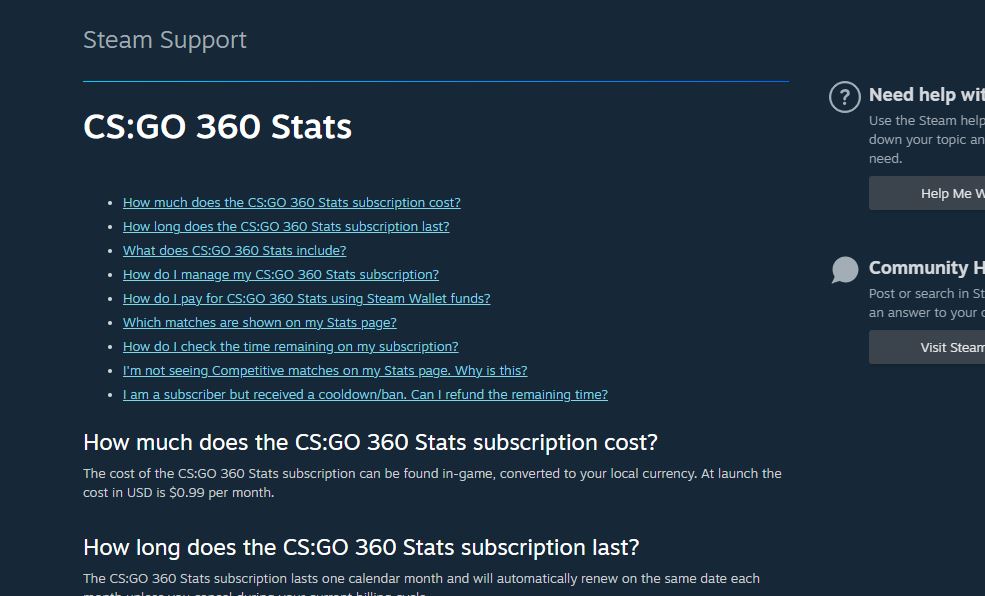 CSGO 360 Stats