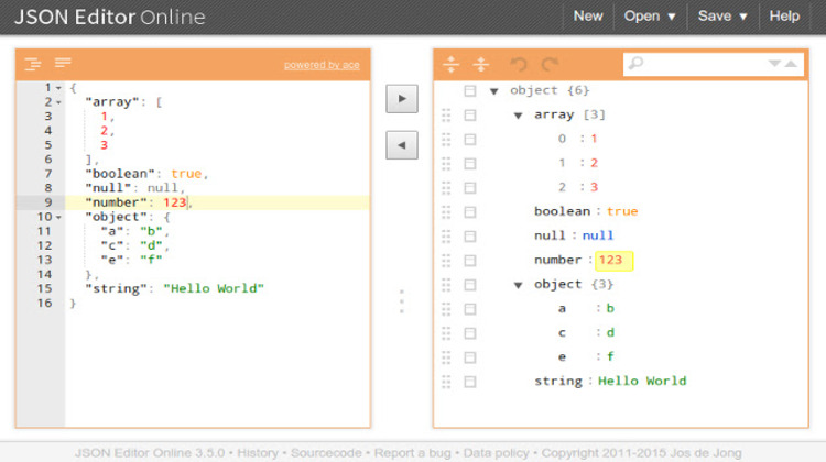 JSON Editor Online