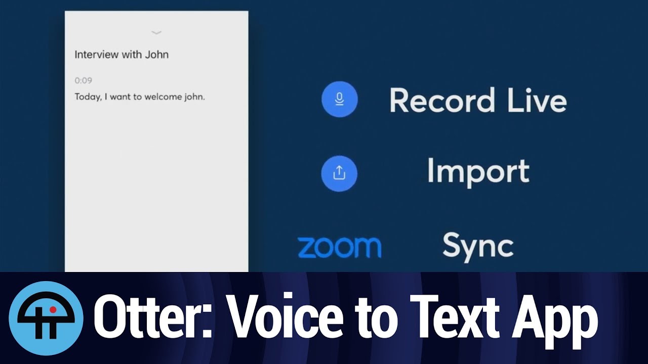 Otter Transcribe Voice Notes