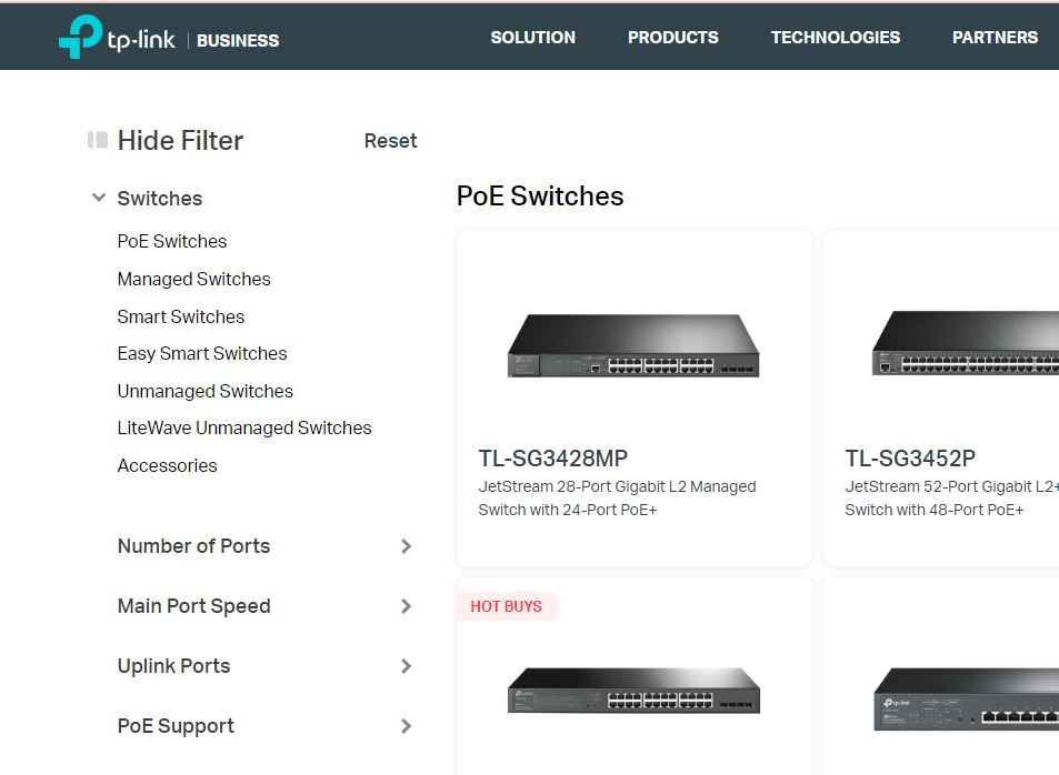 TP-Link Switches