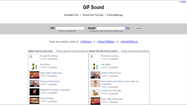 GIF sound