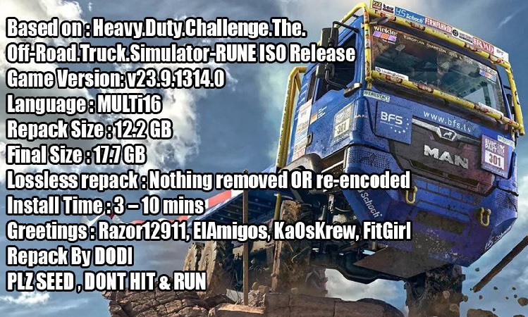 Heavy Duty Challenge The Off-Road Truck Simulator