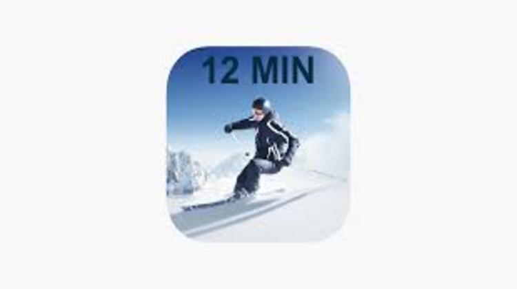 12 Minute Ski Workout Slopes Fit