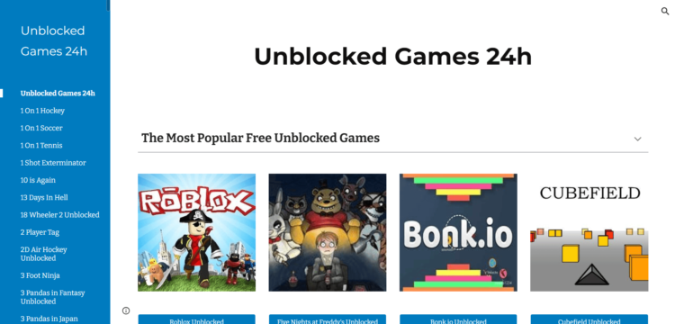 Unblocked Games 24h
