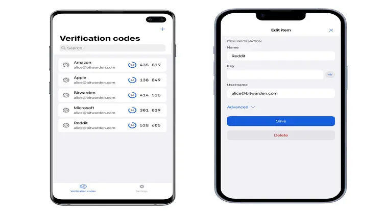 Bitwarden Authenticator