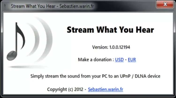 Stream What You Hear (SWYH)