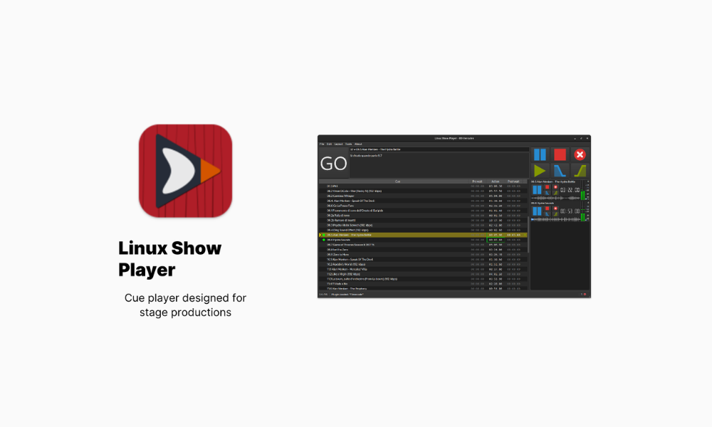 Linux Show Player (LiSP)
