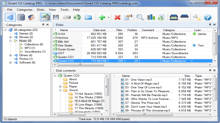 Smart CD Catalog