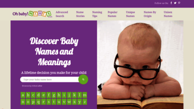 Oh Baby! Names